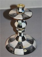 MACKENZIE CHILDS METAL CANDLESTICK