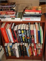 SELECTION OF BOOKS WITH BOOKCASE