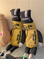 2 Mr Peanut Vintage Stuffed Animals