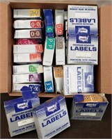 Box Full Of Pressure Sensitive Labels