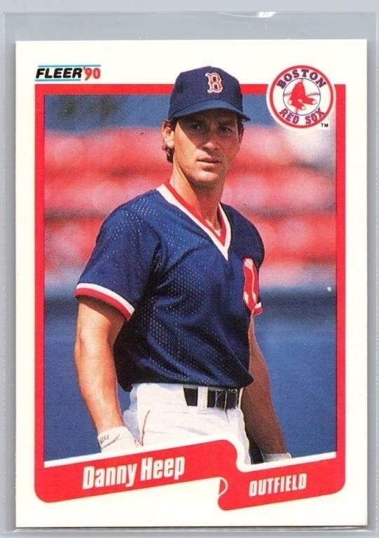 1990 Danny Heep Fleer Baseball Card #278