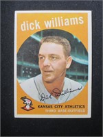 1959 TOPPS #292 DICK WILLIAMS ATHLETICS