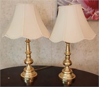 2pc. Vintage Brass Lamps