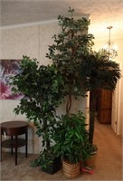 4pc Tall Faux Plants