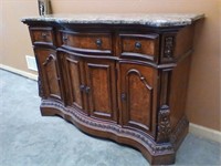 Marble top buffet