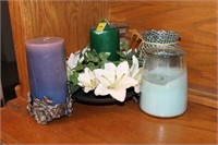 CANDLES - ASSORTED LOT - TAPERS, PILLARS, ETC.