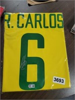 CARLOS #6 JERSEY AUTOGRAPHED AUTHENTICATED BY BECK