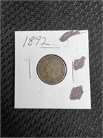 1892 Indian Head Penny