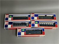 Five Jouef HO Passenger Cars in Boxes