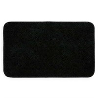 Mainstays Basic Black Polyester Skid Resistant 24