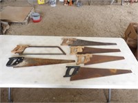 6 Various Hand Saws