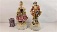 [P] Paire de figurines en porcelaine, Italy