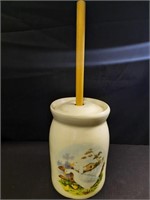 Duck Print Butter Churn