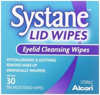 Systane Lid Wipes Eyelid Cleansing Wipes 30 Each (