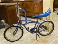 Blue Schwinn Jr. Sting-Ray Bicycle.