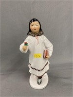 Russian Lomonosov Eskimo School Girl Figurine