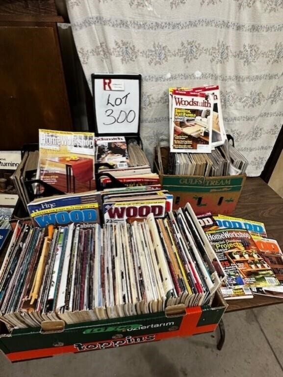 Large Lot Of Woodworking Magazines