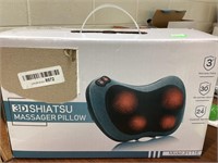 Shiatsu massager pillow