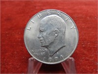 1971 D Eisenhower Dollar US Coin.