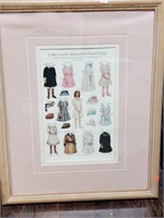 Lettie Lane's Framed Paper Doll Outfits