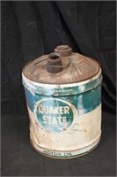 Vintage Quaker State Motor Oil Can