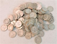 Lot of 149 silver quarters