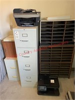 HON 4 Drawer metal filing cabinet,