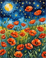 Papaver Rhoeas I Limited Edition Van Gogh Limited