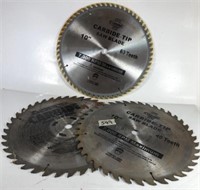 3-10" Carbide Tip Saw Blades 1 is New
