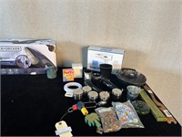 Misc Items: Iron, Hair Dryer, Bowl, Toys,