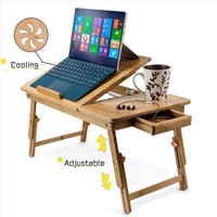 WF5090  Zimtown Lap Desk 21 x 13 Nature Bamboo