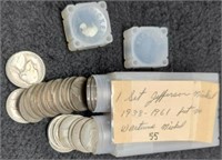 (55) Different Jefferson Nickels Complete Set