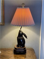 Frederick Cooper Rabbit Motif Desk Lamp.