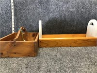 Handmade Workbox And Wood Workbox