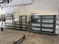 3 Heavy-duty Metal shelves