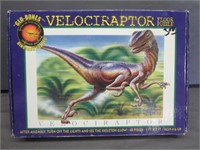 Glo Bones Velociraptor Floor Puzzle