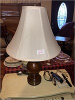 WOODEN LAMP WITH SHADE