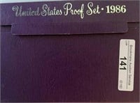 1986 US Proof Set UNC