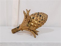Carved and Gilded Pineapple Finial