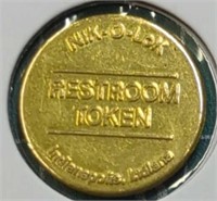 Restroom token nik-o-lok