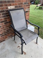 Metal frame outdoor chair