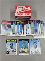1986 Topps Traded Baseball Set Bonds/Canseco/Bo-