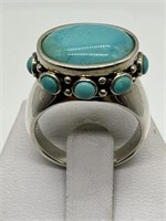 Sterling Silver Barse Turquoise Ring