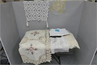 Table Cloth, Mantle Runner, Vintage Cloth Items
