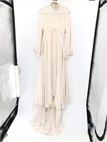 Vintage Bohemian Long Sleeve Wedding Dress
