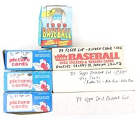 1980s Upper Deck, Fleer & Topps Baseball Cards