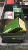 REMINGTON , WINCHESTER 22 CAL AMMO IN AMMO BOX