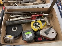 HAMMER, TAPE MEASURES, VICE GRIPS