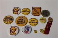 Washington Husky Buttons Lot