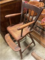 Antique highchair